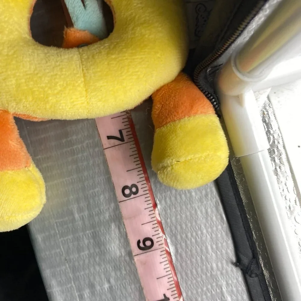 Koala Bear GIRAFFE Baby Rattle Stuffed‎ Animal Toy Ring Yellow Orange Plush 8